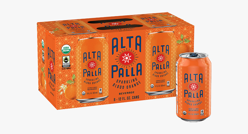 Blood Orange Alta Palla Sparkling Fruit Juice - Caffeinated Drink, HD Png Download