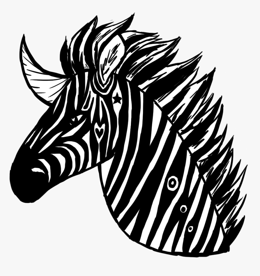Zebra Unicorn Clipart , Png Download - Illustration, Transparent Png