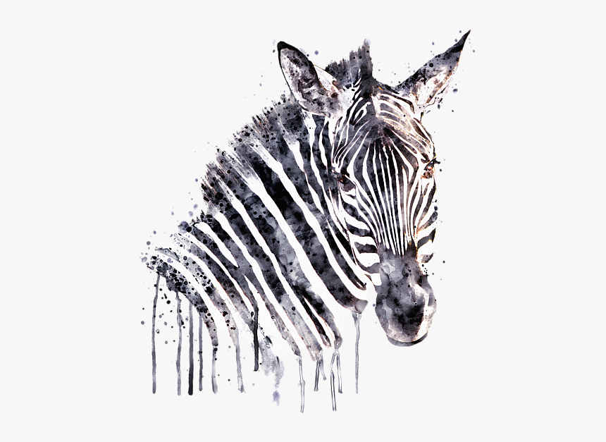 Dripping Zebra Print, HD Png Download