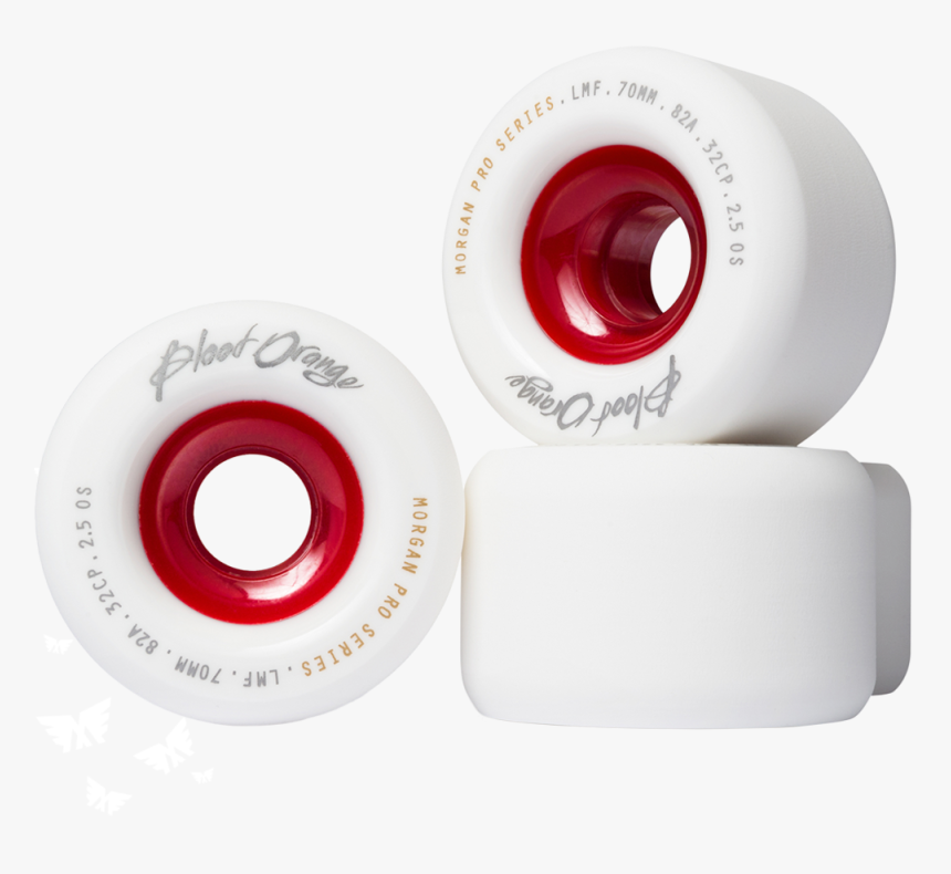 White Wheels Longboard, HD Png Download