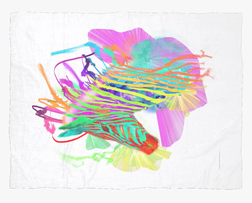 Stephanie Analah Zebra Head Fleece Blanket - Placemat, HD Png Download