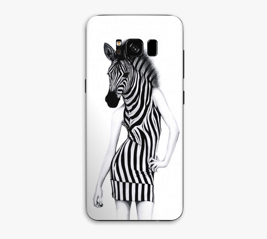 Party Zebra Skin Galaxy S8 - Party Zebra, HD Png Download