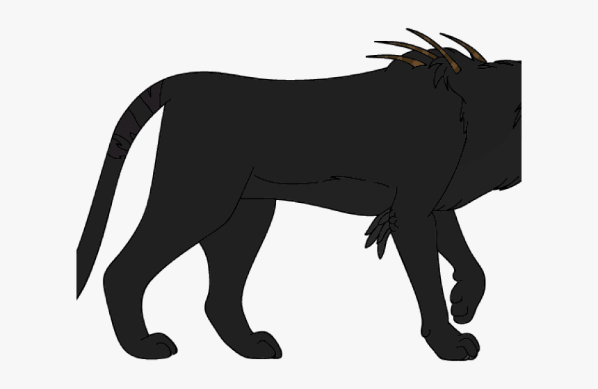 Panther Clipart Body - Masai Lion, HD Png Download