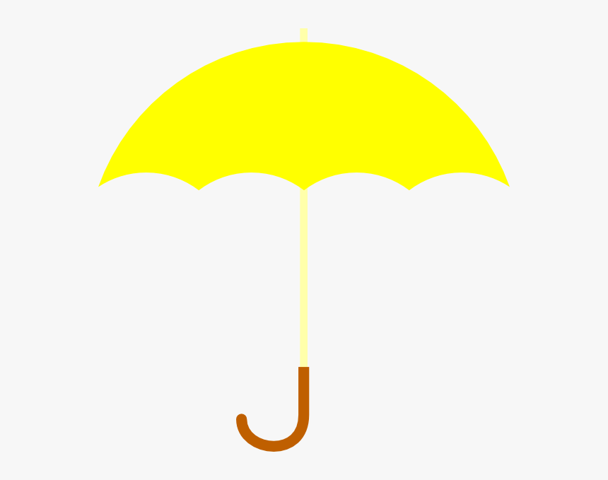 Yellow Umbrella Drawing Png, Transparent Png