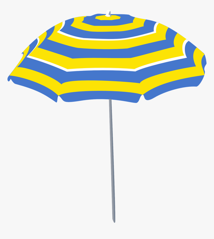 Beach Umbrella Cartoon, HD Png Download , Transparent Png Image PNGitem