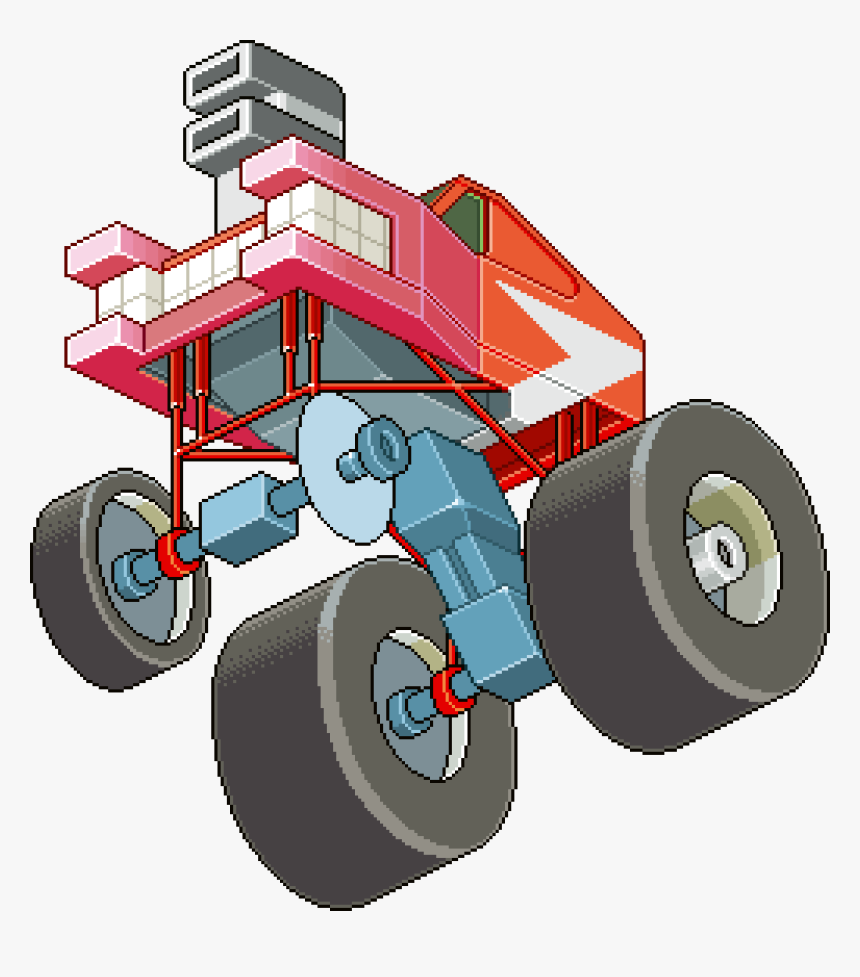 Praxxiz Monster Truck - Car, HD Png Download