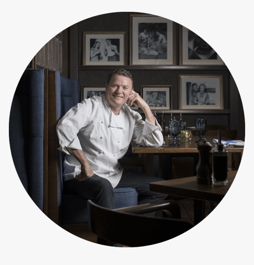 Chef Theo Randall4 - Sitting, HD Png Download