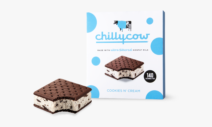 Cookies N - Chilly Cow Brownie Batter Bar, HD Png Download