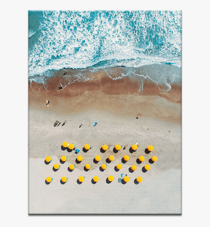 Yellow Umbrellas - Poster Beach Life, HD Png Download