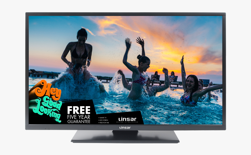 Linsar 32led800 32 Inch Dvd Television - Pool Party, HD Png Download