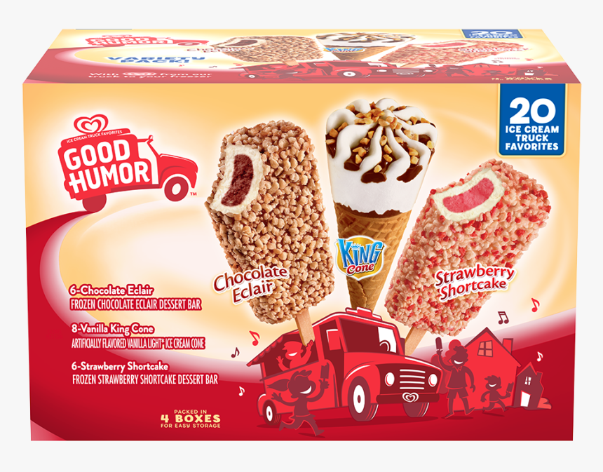 20 Count Ice Cream Variety Pack - Good Humor Ice Cream Variety Pack, HD Png Download