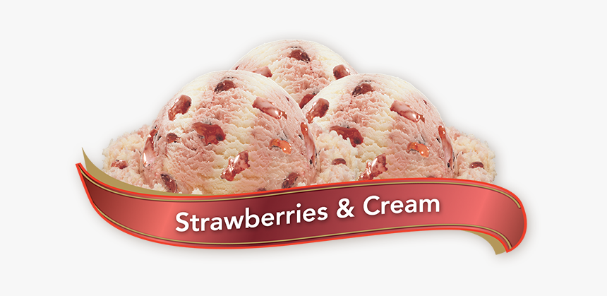 Chapman S Premium Strawberries & Cream Ice Cream - Stollen, HD Png Download