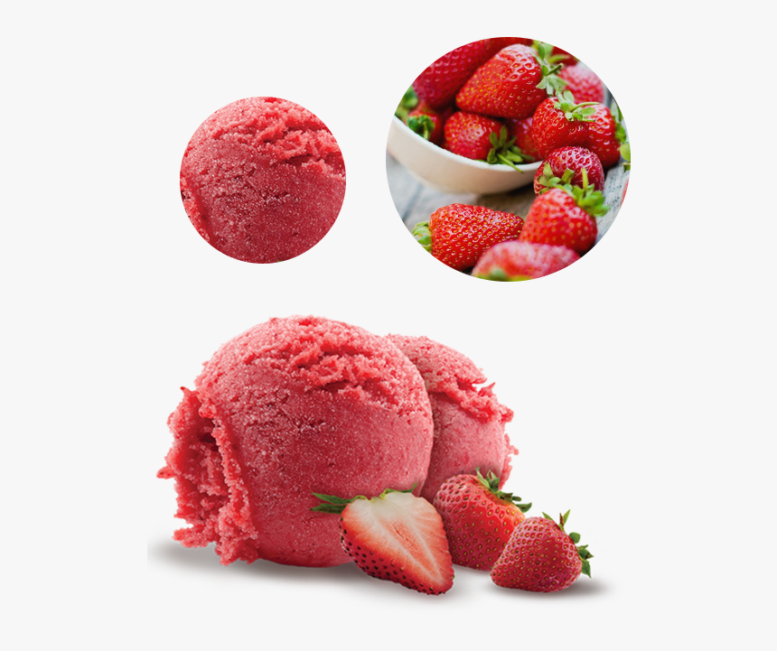 Strawberry Ice Cream Png, Transparent Png