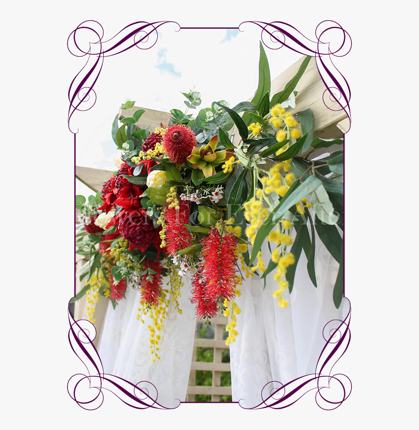 Katherine Wedding Arbor Arch Table Decoration Garland - Bouquet, HD Png Download