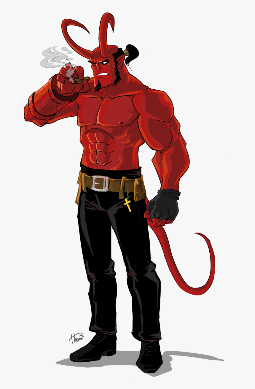 So Tieflings Are Basically Hellboy, HD Png Download