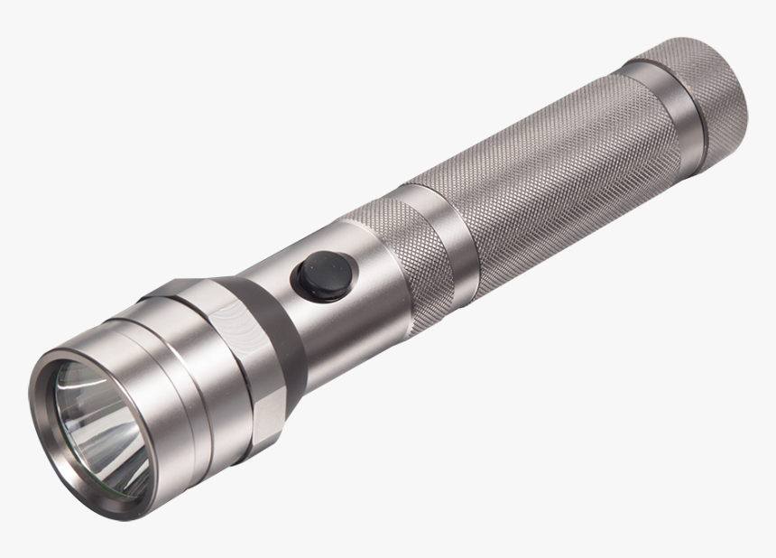 Flashlight Transparent Aluminum - Flashlight 2d Png, Png Download
