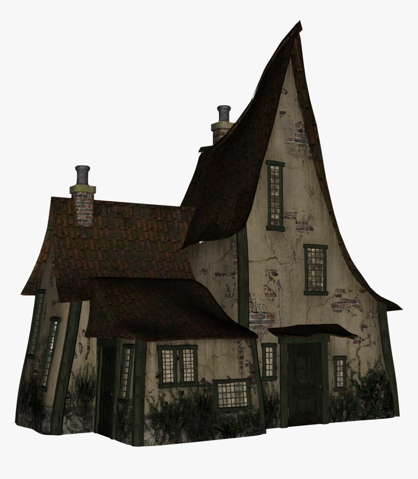 Halloween House Png, Transparent Png