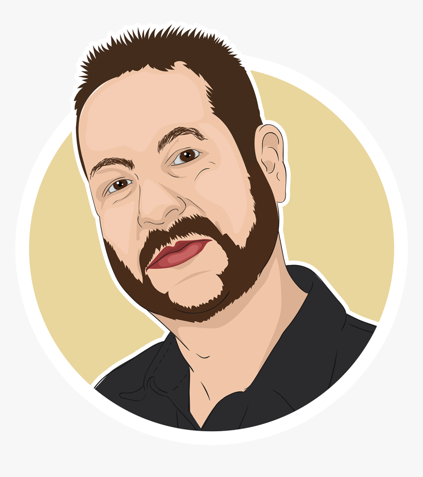 Bruce Willis Png -andrew Charles Newcombe Circle Portrait - Illustration, Transparent Png