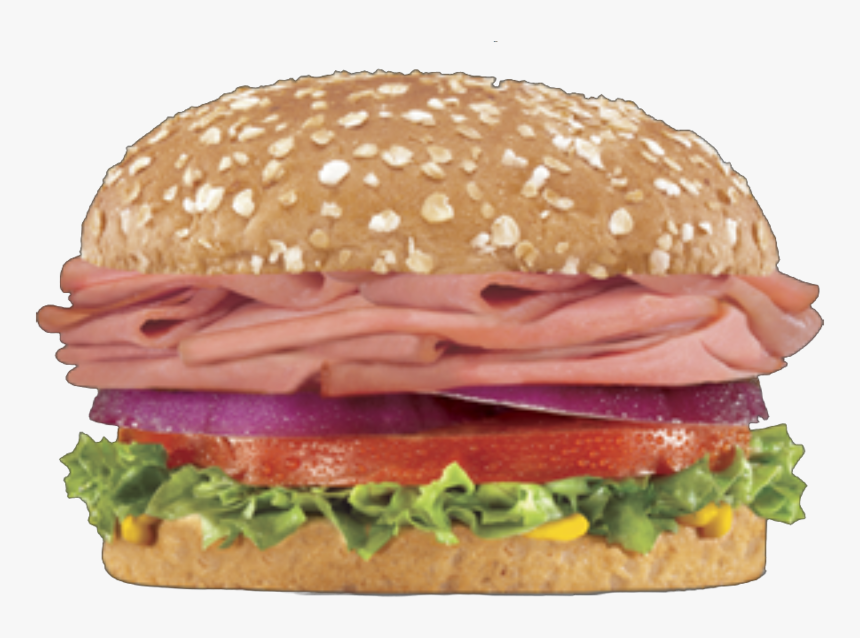 Big Hot Ham Sandwich - Hardees Big Ham And Cheese, HD Png Download