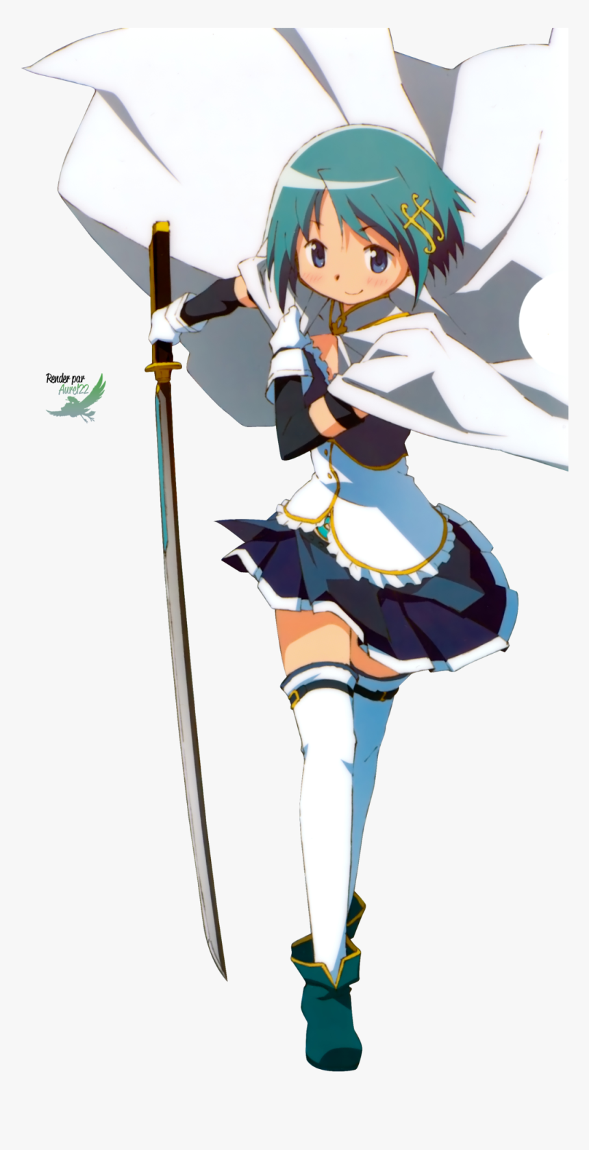 Madoka Magica Sayaka Png, Transparent Png
