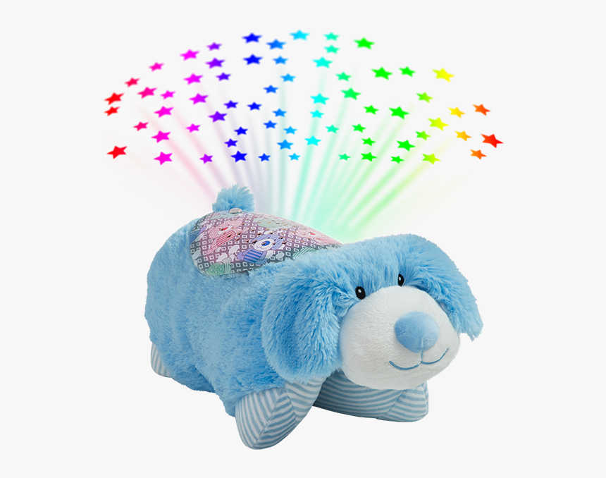 My First Blue Puppy Sleeptime Lite - Elmo Pillow Pet, HD Png Download