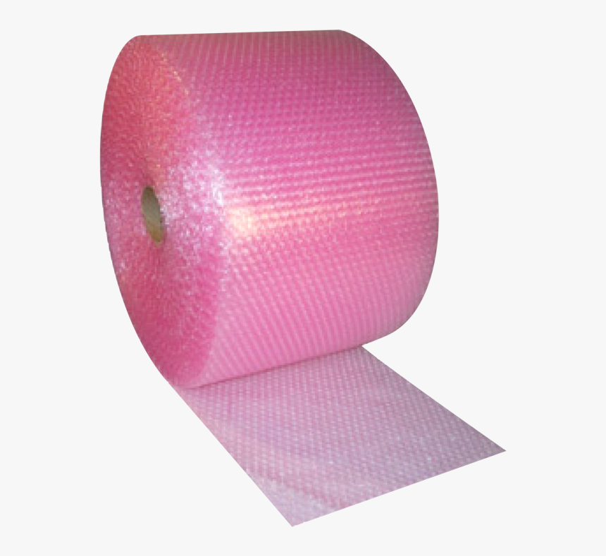 Anti Static Pink Bubble Wrap Roll 300mm X 100m - Anti Static Bubble Wrap, HD Png Download