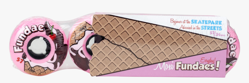 Moxi Fundae Hybrid Wheels 57mm Bubble Gum 4 Pack 
 - Eye Shadow, HD Png Download