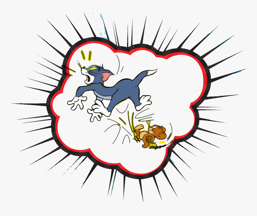 Pop Clipart Balloon Pop - Tom And Jerry Pop Art, HD Png Download