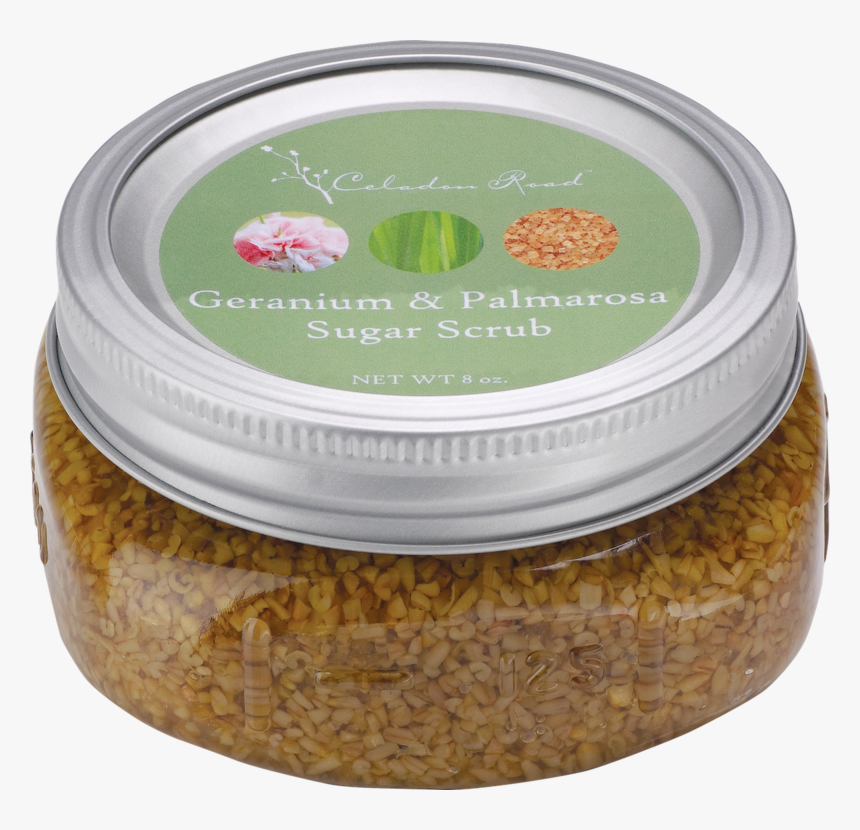 Geranium & Palmarosa Sugar Scrub Celadon Road Www - Mukhwas, HD Png Download