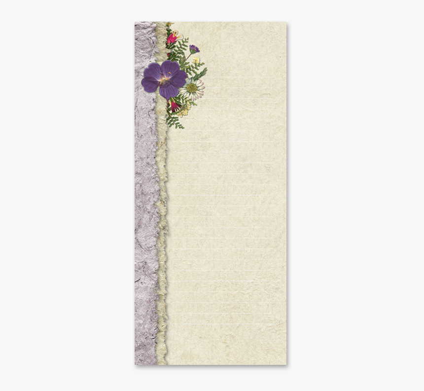 Purple Geranium Notepad Image - Pansy, HD Png Download