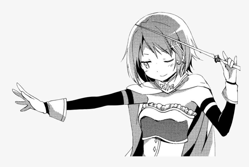 Manga And Pink - Sayaka Miki Manga Png, Transparent Png