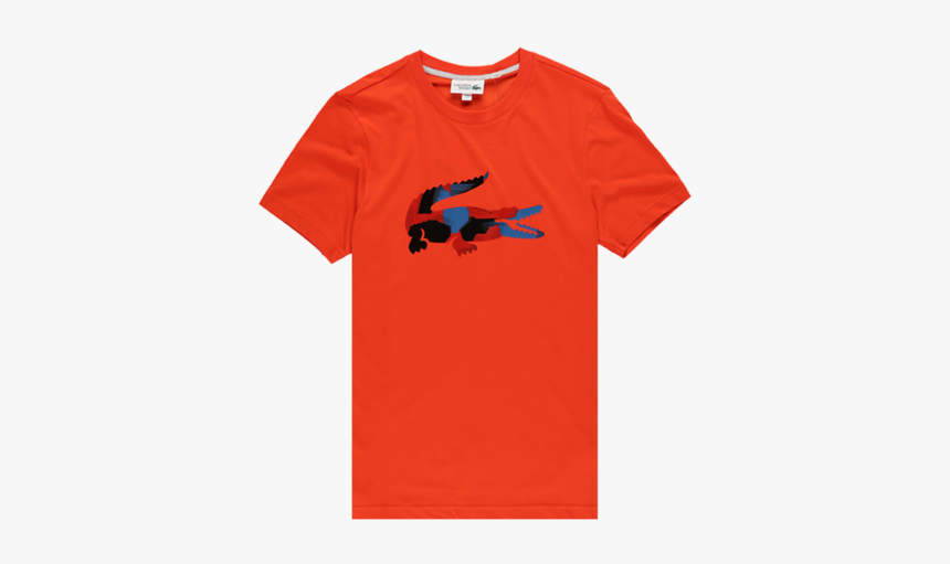 Lacoste Textured Logo T-shirt - Active Shirt, HD Png Download