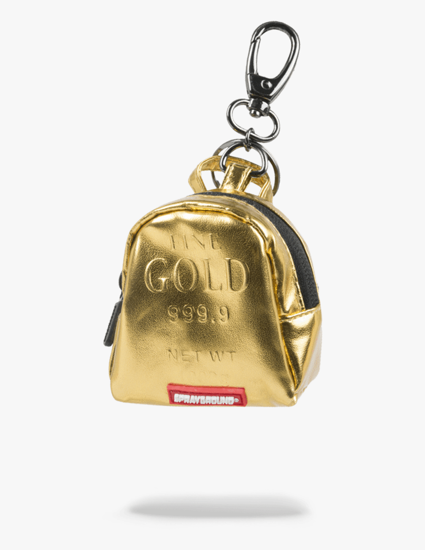 Sprayground Gold Brick Keychain K1818, HD Png Download