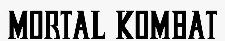 Mortal Kombat - Mortal Kombat Tipografia, HD Png Download
