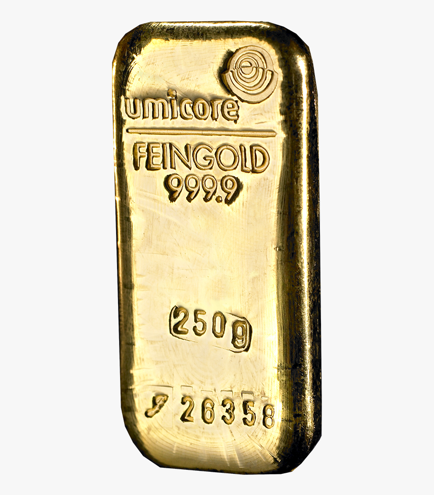 Umicore 100g Cast Gold Bar, HD Png Download