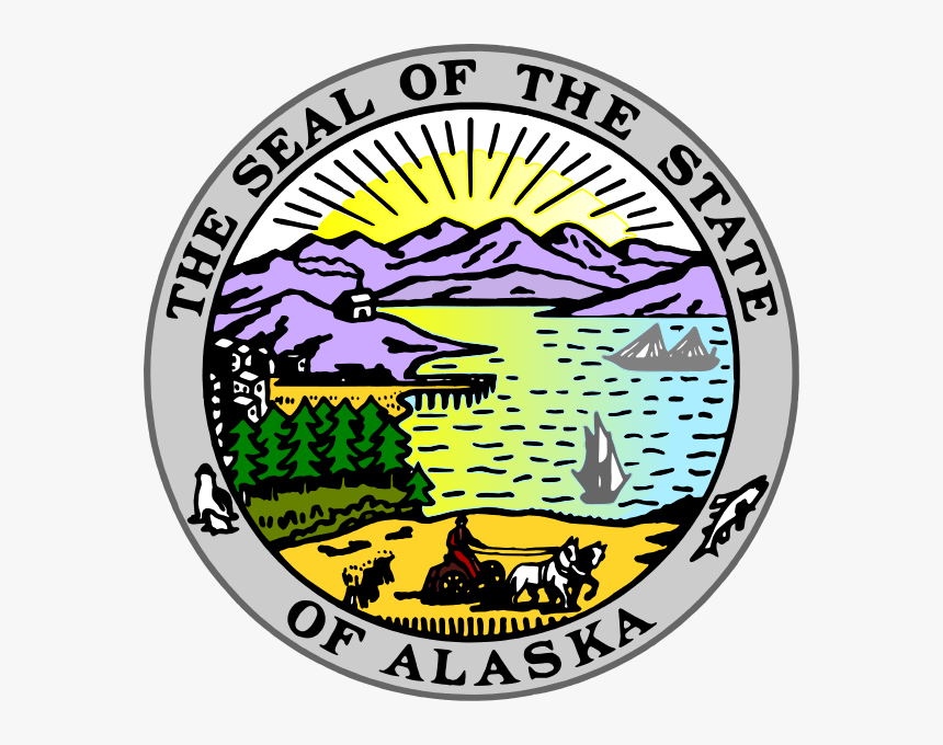 Seal Of The State Of Alaska Wooden Plaque - Seal Of State Of Alaska, HD Png Download