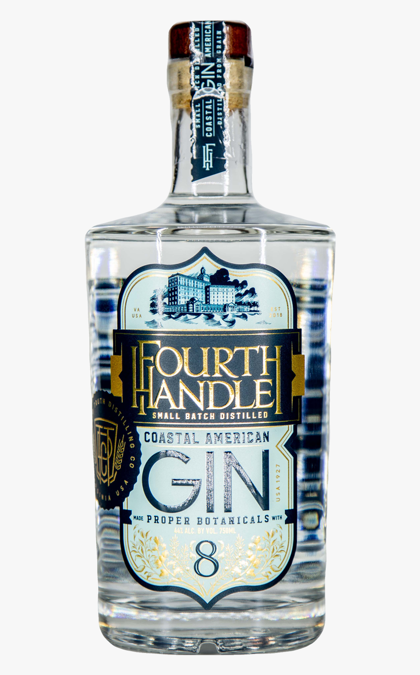 Bottle Of Fourth Handle Coastal American Gin, HD Png Download