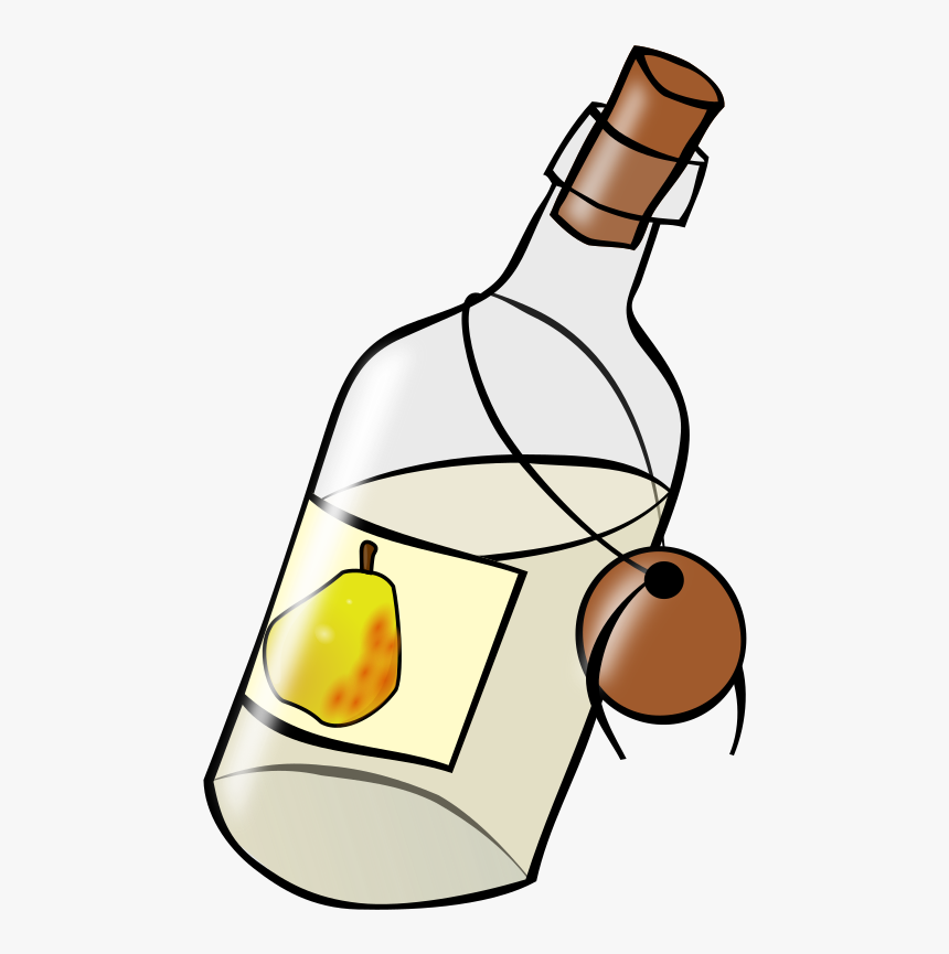 Hillbilly Clipart Whiskey Jug - Cartoon Letter In A Bottle, HD Png Download