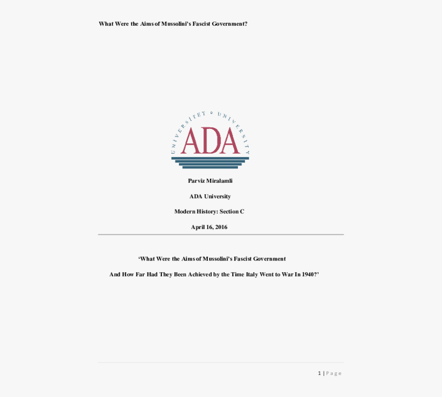 Ada University, HD Png Download