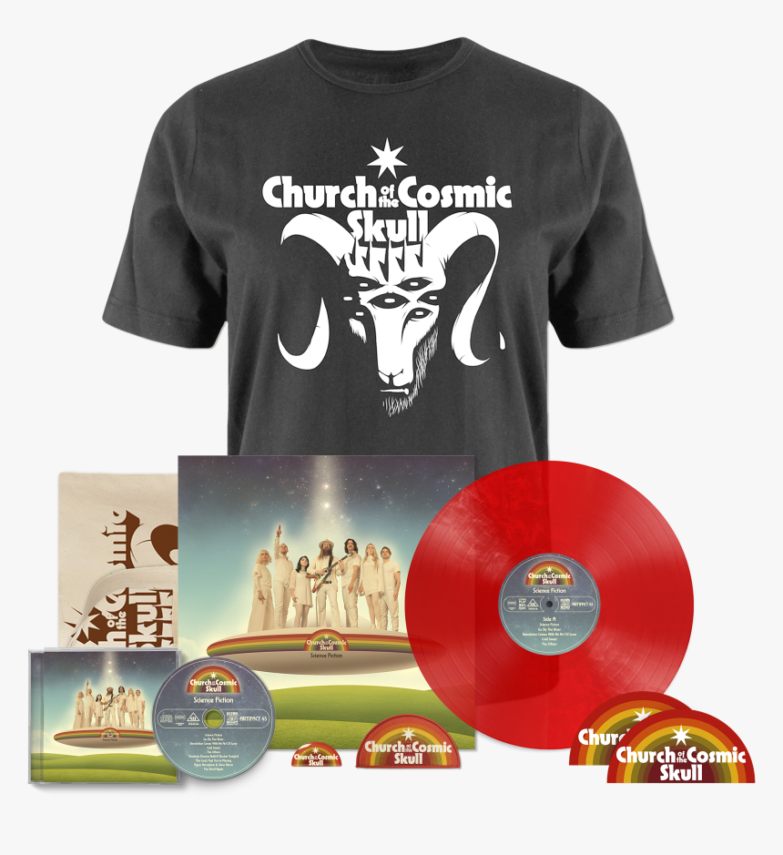 Transparent Martian Png - Church Of The Cosmic Skull Shirt, Png Download