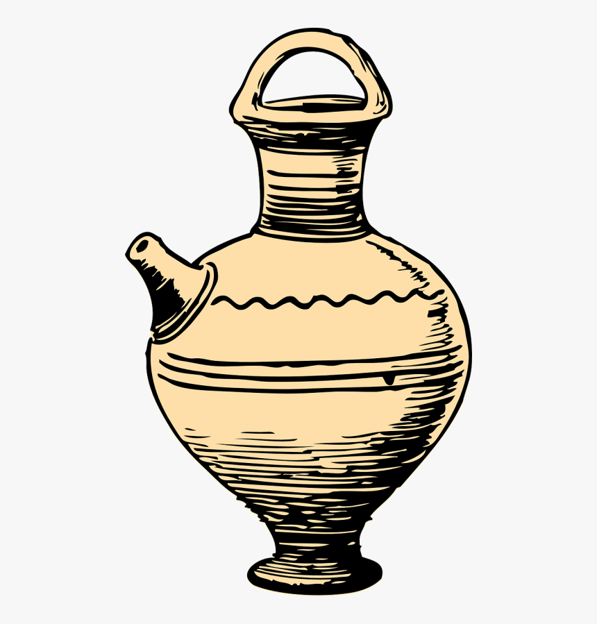 Pot Container Ancient - Cartoon Ceramic, HD Png Download