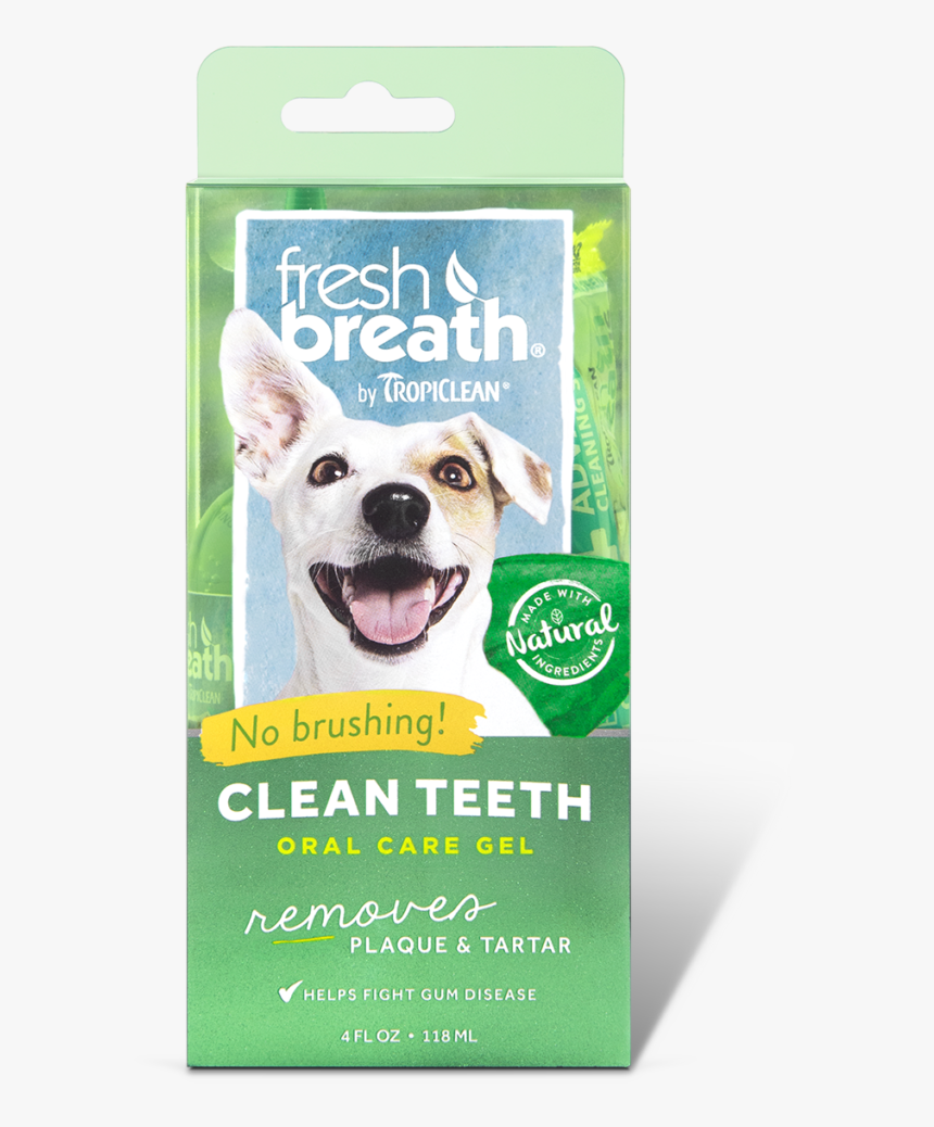How To Use Fresh Breath By Tropiclean Oral Care Gel - Dog Toothpaste, HD Png Download