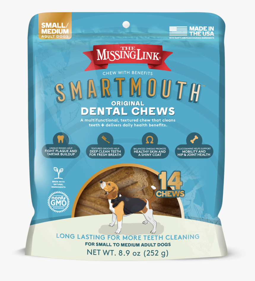 Smartmouth Dental Chew - Missing Link Smartmouth, HD Png Download