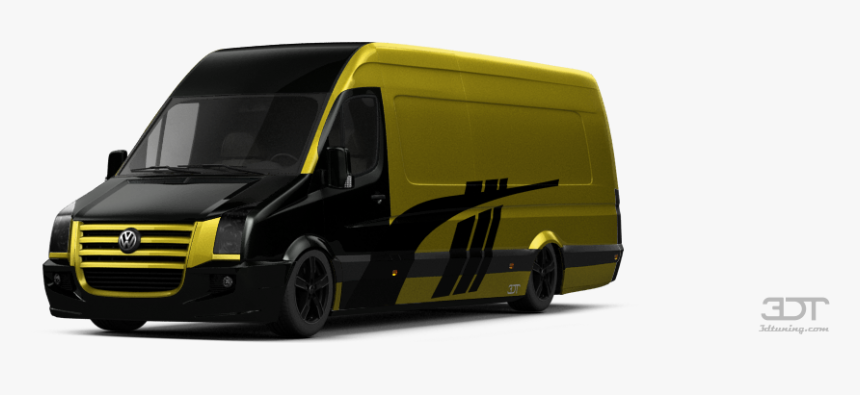 3d Tuning Volkswagen Crafter Black Png, Transparent Png