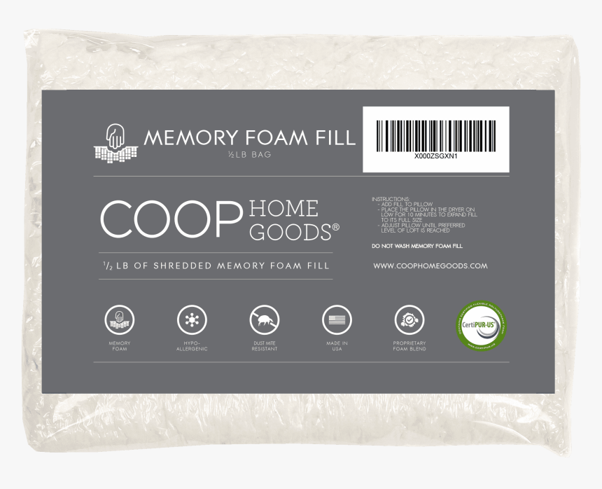 Original Pillow Refill - Label, HD Png Download