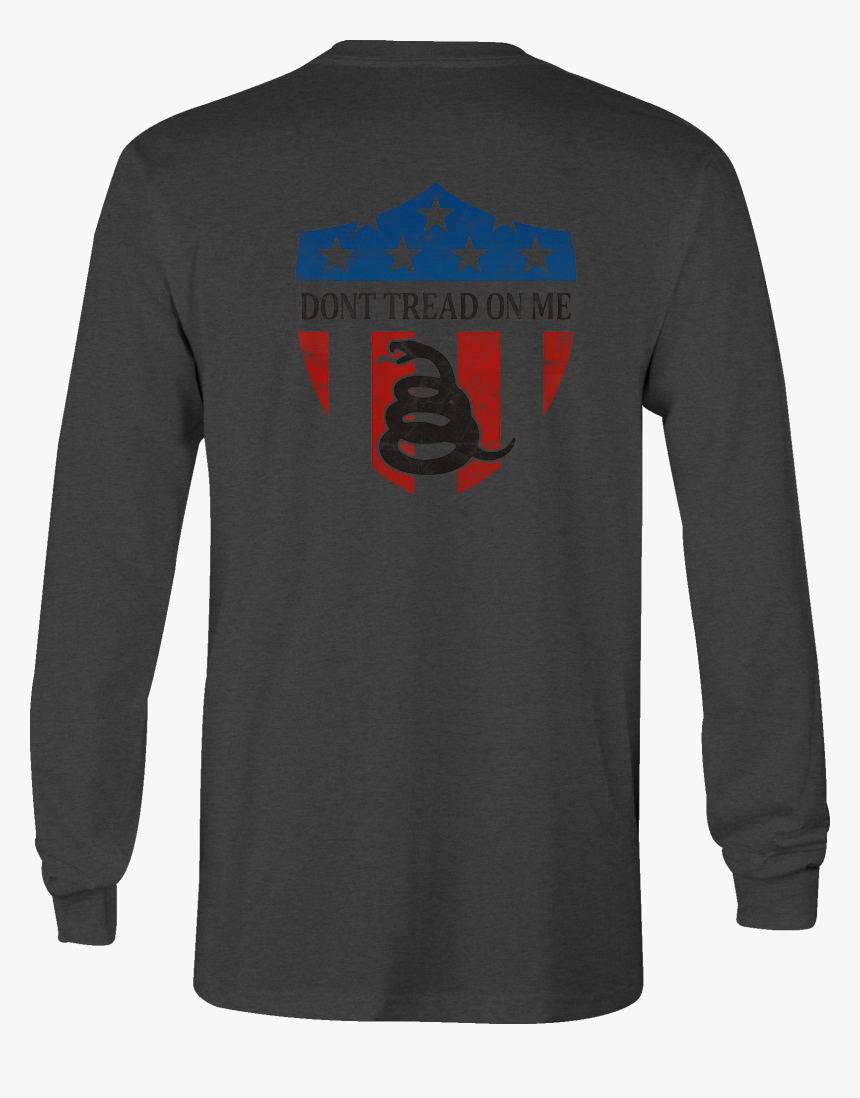 Long Sleeve Tshirt Don 039 T Tread On Me Gagsden Snake - Shirt, HD Png Download