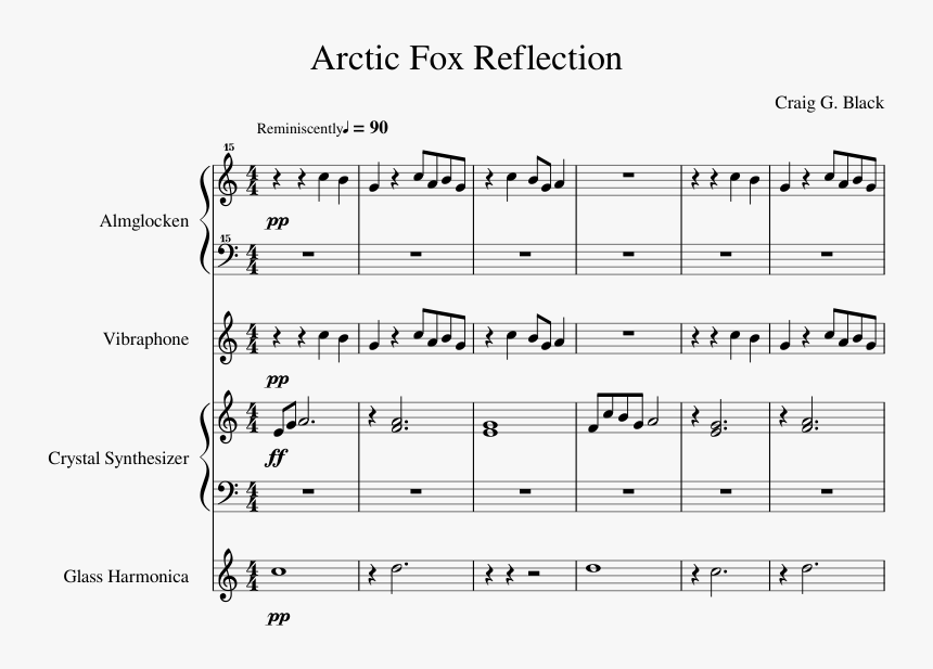 Transparent Arctic Fox Png - Partitura De Feliz Navidad, Png Download