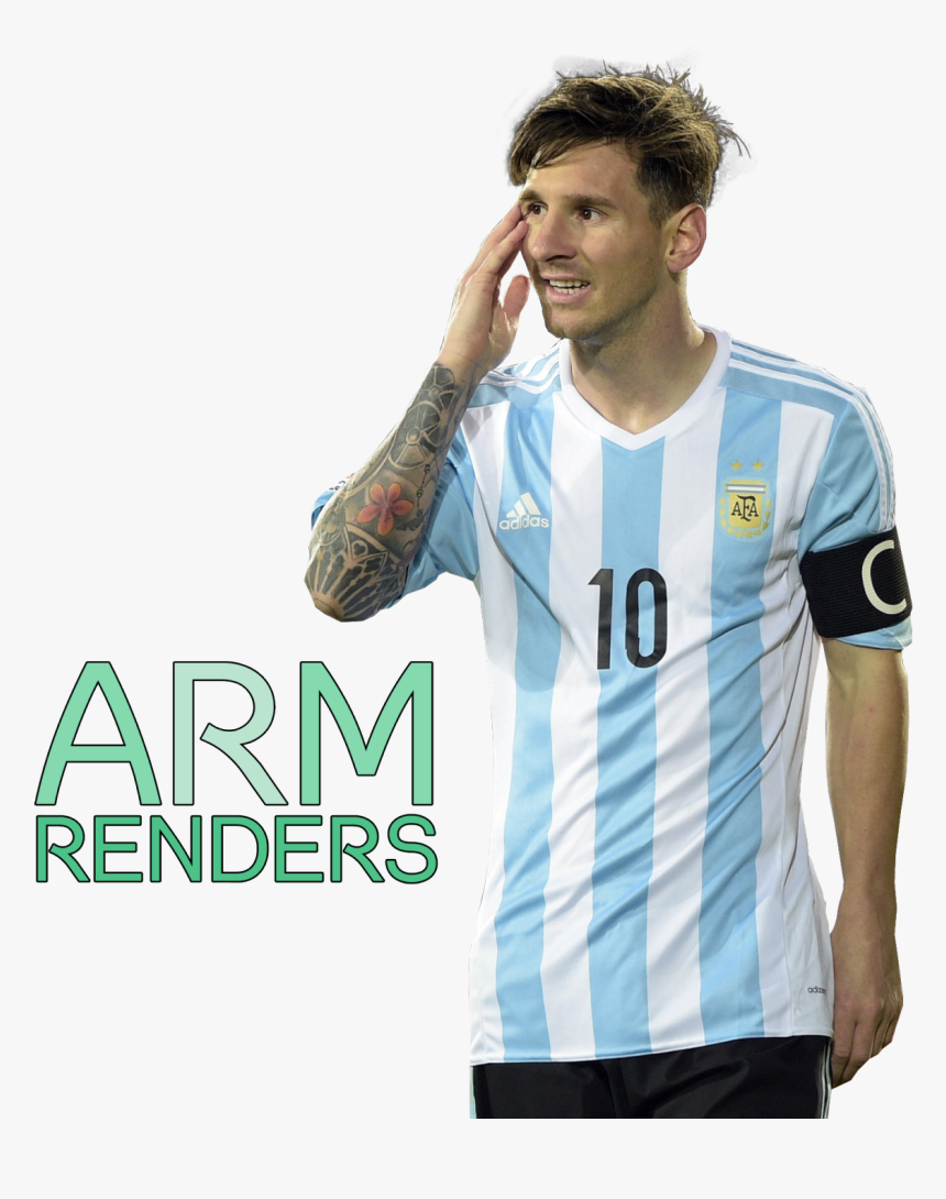 Leo Messi Render By Armrenders - Player, HD Png Download