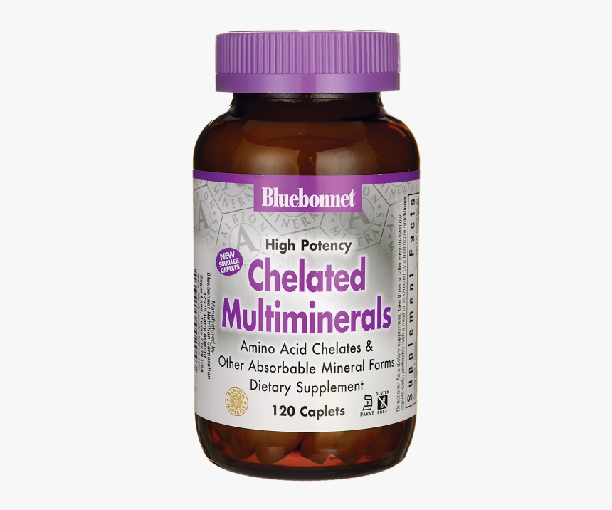 Bluebonnet Nutrition High Potency Chelated Multiminerals - Cranberry, HD Png Download