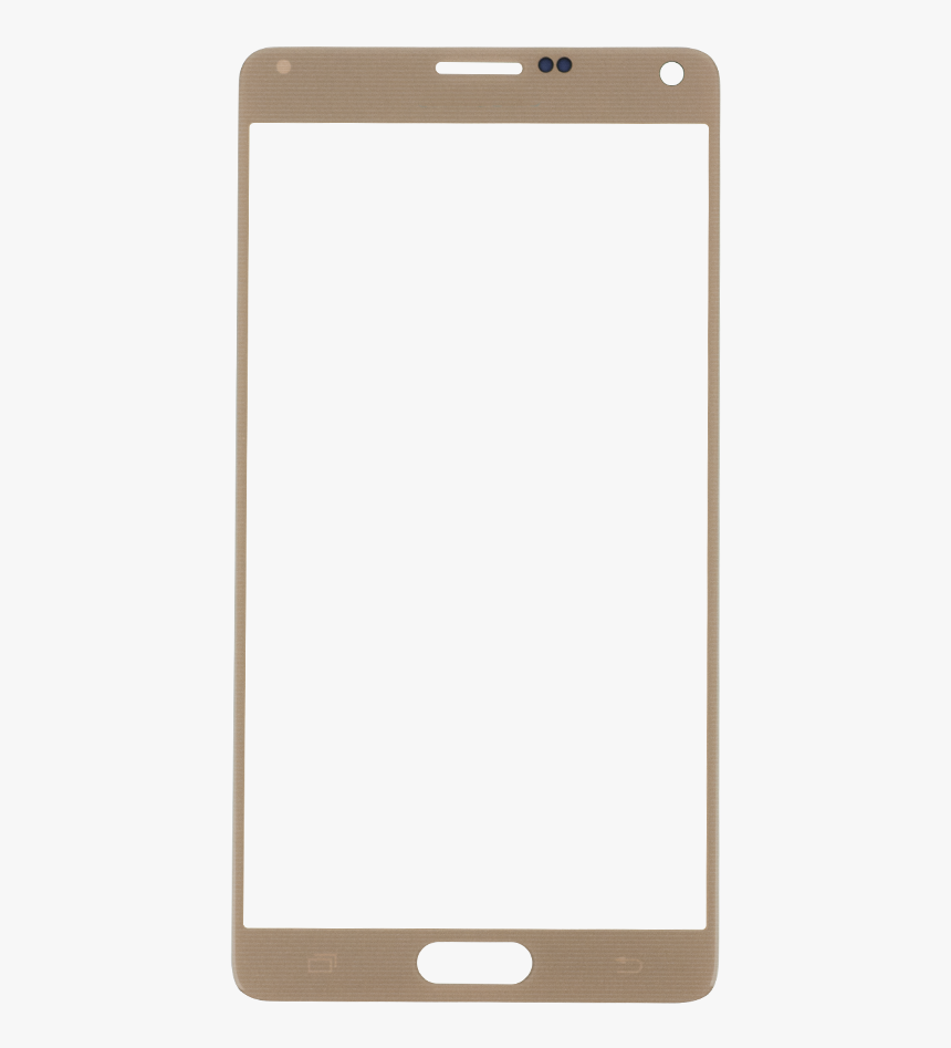 Samsung Galaxy Note 4 Bronze Gold Glass Lens Screen - Iphone, HD Png Download